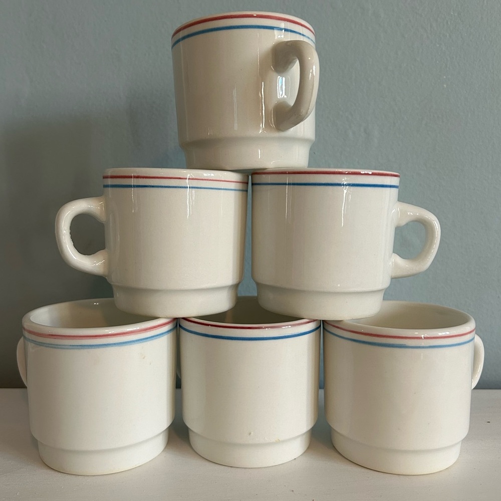 Set of vintage mugs